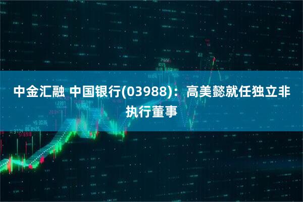 中金汇融 中国银行(03988)：高美懿就任独立非执行董事